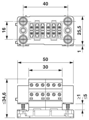Комплект контактных вставок-VC-AR1/2M-S66-SET
