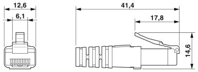 Патч-кабель-NBC-R4AC1/0,5-94G/R4AC1-BU