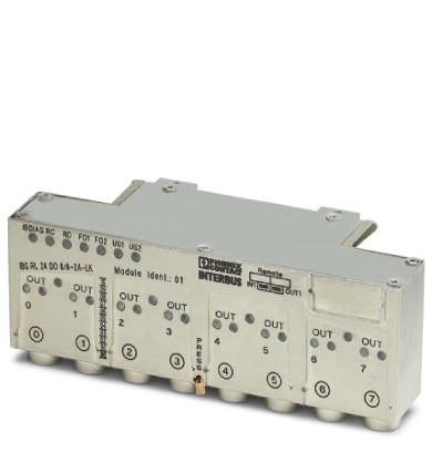 Децентрализ. устройство ввода-вывода-IBS RL 24 DO 8/8-2A-T