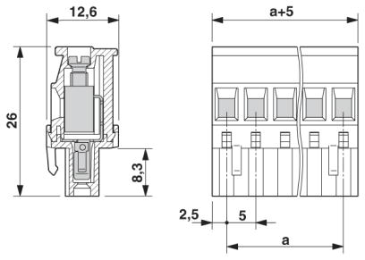 Разъем печатной платы-MVSTBR 2,5 HC/ 4-ST