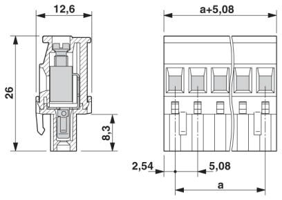 Разъем печатной платы-MVSTBR 2,5 HC/ 8-ST-5,08