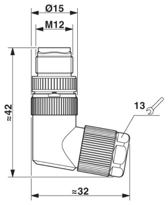 Шинный системный соединитель-VS-08-M12MR-10G-P SCO
