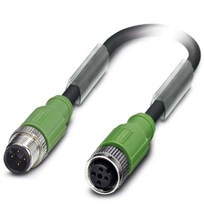 Кабель для датчика / исполнительного элемента-SAC-4P-M12MS/ 1,5-PUR/M12FS SH