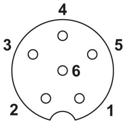 Встраиваемые разъемы-SACC-E-M 8FS-6CON-M 8/0,5