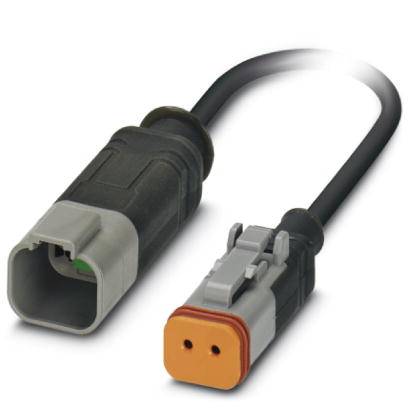 Кабель для датчика / исполнительного элемента-SAC-2P-DTMS/ 0,6-PUR/DTFS