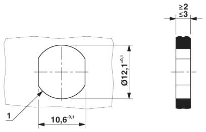 Встраиваемые разъемы-SACC-DSIV-FS-4CON-L180SCOTHRSH