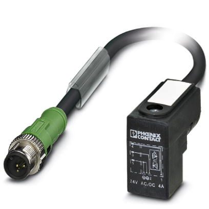 Кабель для датчика / исполнительного элемента-SAC-3P-MS/ 0,6-PUR/C-1L-Z SCO