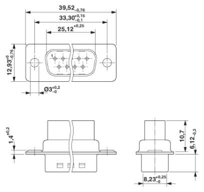 Держатель контактов D-SUB-VS-15-ST-DSUB-CD-OG