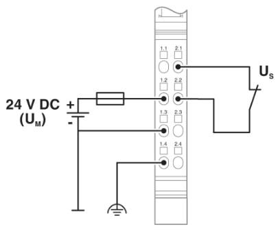 Клеммы Inline-IB IL 24 PWR IN-PAC