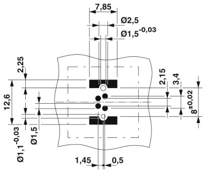 Встраиваемые разъемы-SACC-CIP-M8FS-4P SMD R32