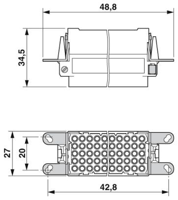 Модуль для контактов-VC-D1-ST15-PE