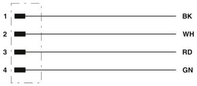 Силовой кабель-SAC-4P-MINMR/10,0-U50