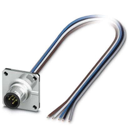 Встраиваемые разъемы-SACC-SQ-M12MS-5CON-25F/0,5
