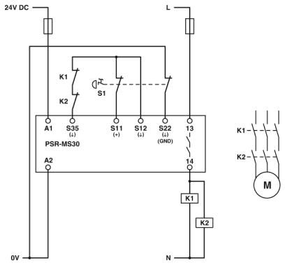 Реле безопасности-PSR-MS30-1NO-24DC-SC