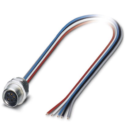Встраиваемые разъемы-SACC-E-M8FS-5CON-M10/0,5 DN