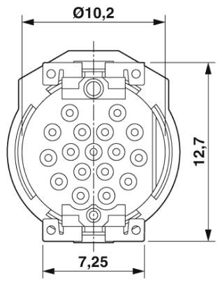 Встраиваемые разъемы-SACC-CI-M12MS-17P SMD R32