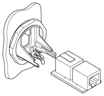 Кабельный разъем RJ45-VS-08-BU/BU-RJ45-F