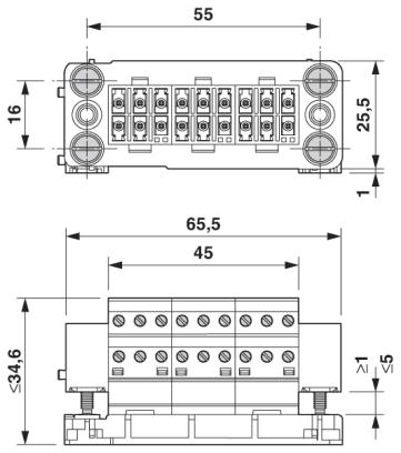 Комплект контактных вставок-VC-AR2/3M-S666-SET