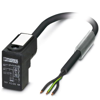 Кабель для датчика / исполнительного элемента-SAC-3P-3,0-PUR/C-1L-Z