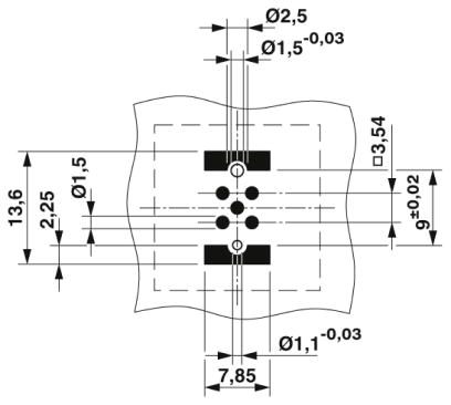 Встраиваемые разъемы-SACC-CIP-M12MSB-5P SMD T