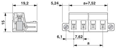 Разъем печатной платы-GIC 2,5/ 5-STF-7,62