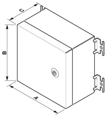 Клеммная коробка-C S4 A 382X458X210