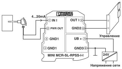 Разделитель питания-MINI MCR-SL-RPSS-I-I