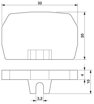 Концевая крышка-D-MSBV 2,5-F