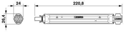 Штекерный держатель предохранителя-PV-C-M/F-PRO/F-1500/6-EU