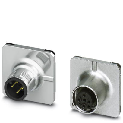 Встраиваемые разъемы-SACC-SQ-M12MSD-4CON-20-L180