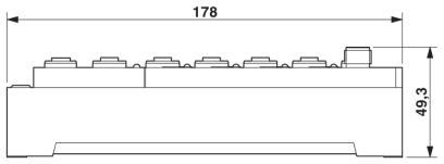 Устройство сопряжения с шиной-FLM BK PN M12 DI 8 M12-2TX