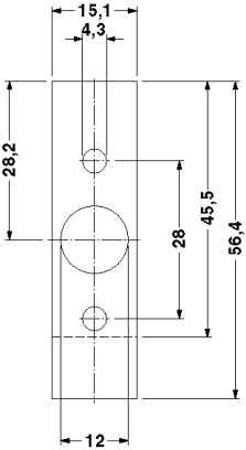 Проходная клемма-HDFKV 25-TWIN-DP