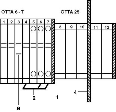 Проходные клеммы-OTTA 25-M6