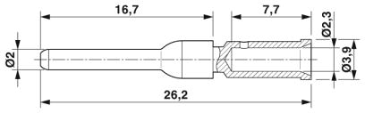 Обжимной контакт-SF-20KP022