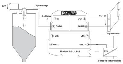 Разделительные усилители-MINI MCR-SL-UI-UI-SP-NC