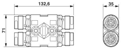 H-разветвитель-QPD H 4PE2,5 BK