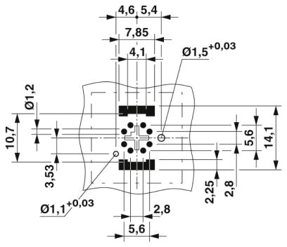 Встраиваемые разъемы-SACC-CI-M12FSX-8P SMD SH T