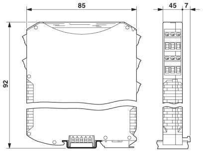 Корпус для электроники-ME MAX 45 F G 3-3 KMGY