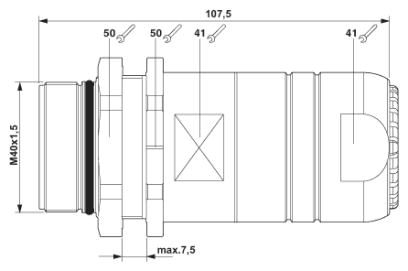 Проходная часть, задняя часть стенки-SM-7EP1N8AQ003