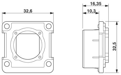 Проходная деталь RJ45-VS-08-SET1
