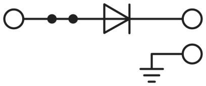 Клеммный блок-UT 4-PE/L-DIO/L-R P/P