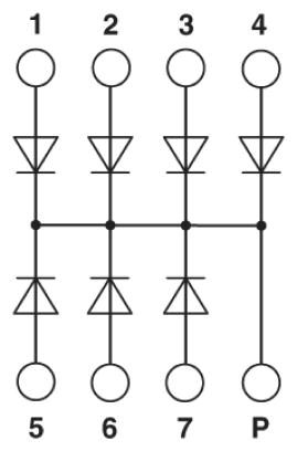 Диодный модуль-EMG 22-DIO 7P