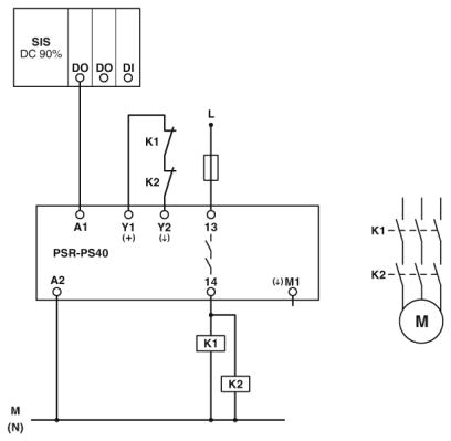 Реле сопряжения-PSR-PS40-1NO-1DO-24DC-SC