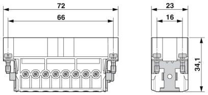 Модуль для контактов-HC-A16-I-UT-M 17-32