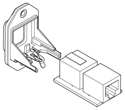 Кабельный разъем RJ45-VS-08-BU/BU-RJ45-F