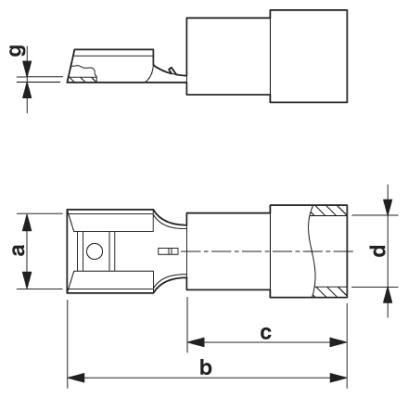 Соединитель-C-SCFI 1,5/6,3X0,8