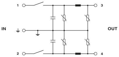 Устройство защиты от перенапряжений-TT-ST-M-SFP-24AC