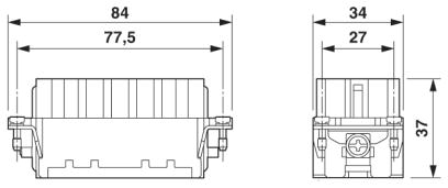 Модуль для контактов-HC-BBB 40-EBUC