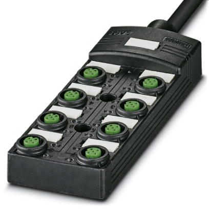 Коробка датчика и исполнительного элемента-SACB-8/16-5,0PUR SCO P