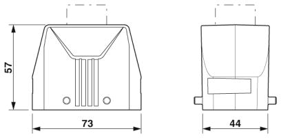 Корпус-HC-STA-B10-HLFD-1TTM25-EL-AL